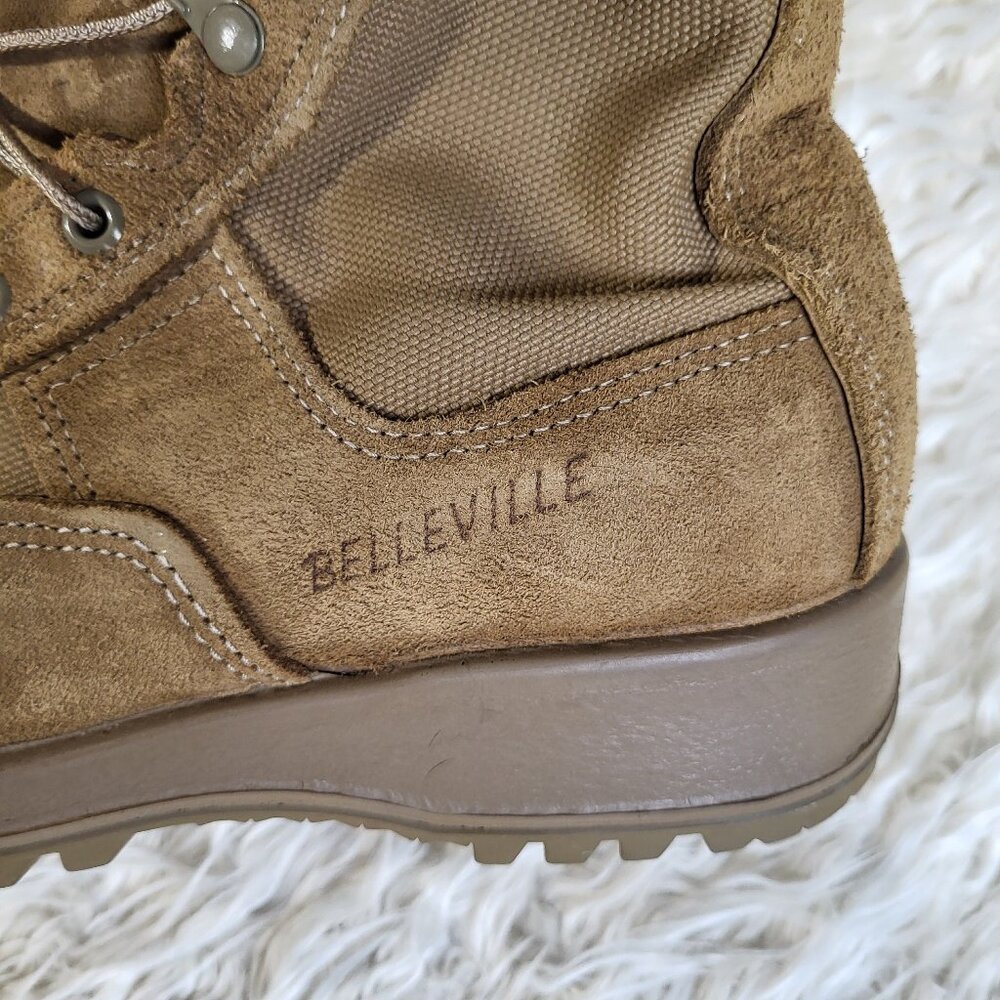 Belleville C790ST Men's 8.5 Coyote Waterproof Steel Toe Flight & Combat Boot - Picture 7 of 11